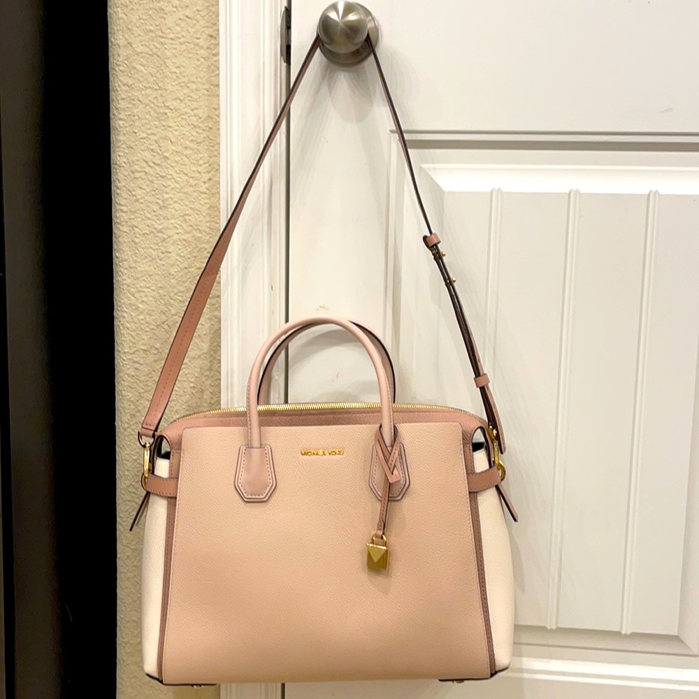 Michael Kors Mercer Belted Large Satchel